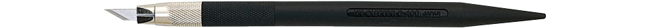 NT Cutter Skalpell eD-400, Kunststoff-Gehäuse, schwarz von nt cutter
