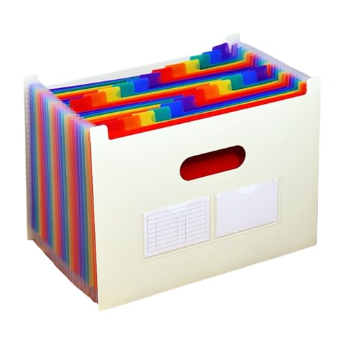 nuanzhiyuan A 4 Akkordeons Aktenbox Mehrschichtige Dokumentenmappe Fächermappe zum Sortieren von Dokumenten und Papieren nuanzhiyuan A 4 Akkordeons Aktenbox Mehrschichtige Dokumentenmappe Fächermappe zum Sortieren von Dokumenten und Papieren von nuanzhiyuan