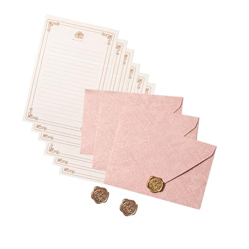 nuanzhiyuan Briefpapier und Briefumschläge, antikes Briefpapier, 6 liniert, 3 passende Umschläge, 3 Siegelstempel-Aufkleber nuanzhiyuan Briefpapier und Briefumschläge, antikes Briefpapier, 6 liniert, 3 passende Umschläge, 3 Siegelstempel-Aufkleber von nuanzhiyuan