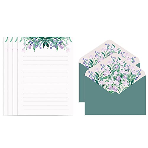 nuanzhiyuan Exquisites Briefpapier, Größe breit liniert, 2 große Umschläge, Hochzeits-Partyzubehör für Einladungen, Heimgebrauch nuanzhiyuan Exquisites Briefpapier, Größe breit liniert, 2 große Umschläge, Hochzeits-Partyzubehör für Einladungen, Heimgebrauch von nuanzhiyuan