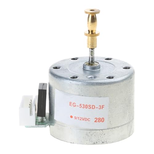 nuanzhiyuan Für 9-12V 3-Gang 33/45/78 Metall Plattenspieler Motor 25mm Befestigungslöcher für Plattenspieler Plattenspieler Motor von nuanzhiyuan