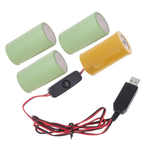 nuanzhiyuan USB 5V2A auf 1.5-6V1A LR20 D Batterie-Eliminierungskabel mit Schaltern für Badezimmer/Taschenlampen nuanzhiyuan USB 5V2A auf 1.5-6V1A LR20 D Batterie-Eliminierungskabel mit Schaltern für Badezimmer/Taschenlampen von nuanzhiyuan