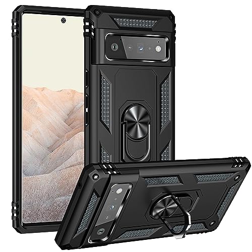 Hülle Kompatibel mit Google Pixel 4XL, Militär Standard Stoßfest Handyhülle Case Hybrid Metall Ring Halter Schutzhülle Handy Hüllen Cover für Google Pixel 4XL Hülle Kompatibel mit Google Pixel 4XL, Militär Standard Stoßfest Handyhülle Case Hybrid Metall Ring Halter Schutzhülle Handy Hüllen Cover für Google Pixel 4XL von nulala