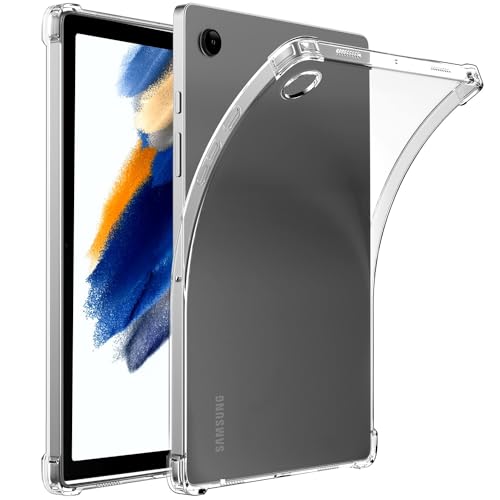 Hülle für Samsung Galaxy Tab S7 Plus 12.4 inch, Weicher TPU Klare Transparente Rückseitenschale Dünner Stoßfeste Kratzfeste Tablet Schutzhülle für Tab S7 Plus 12.4 inch von nulala