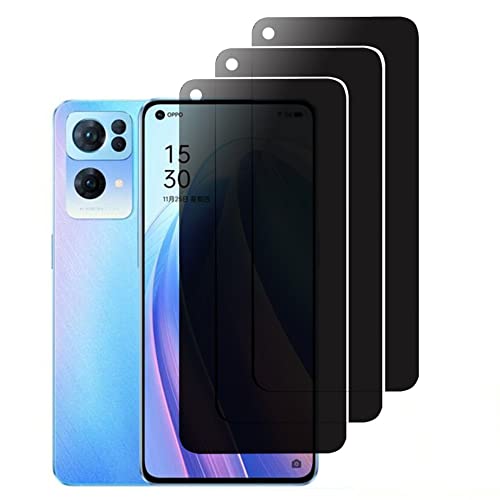 nulala 3 Stück Sichtschutzfolie für OPPO realme 9i, 9H Härte Anti-Spähen Privatsphäre Schutzfolie Glas Folie Blickschutzfolie für OPPO realme 9i [Anti- Kratzer Displayschutzfolie] von nulala