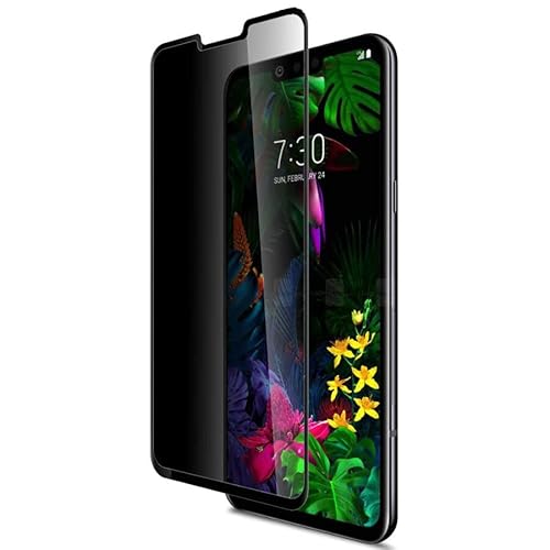 nulala Sichtschutz Schutzfolie für LG G8X ThinQ, 3 Stück Gehärtetem Glas Folie Panzer Schutz DisplaySichtschutz Anti-Spy Schutzfolie für LG G8X ThinQ [Anti-Scratch and Anti-Shatter] von nulala