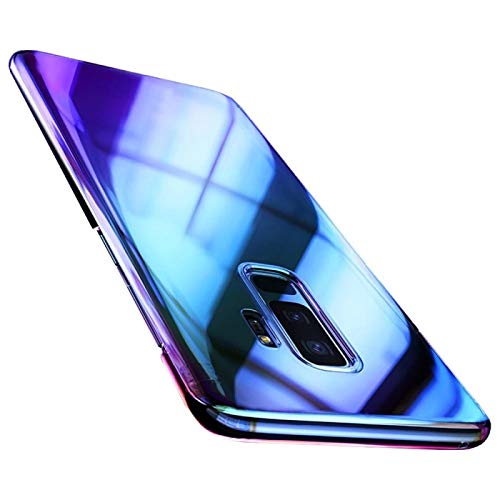 numerva Farbwechsel Handyhülle für Samsung Galaxy A51, Schutzhülle mit Flip Flop Effekt, Handycover Rückschale Farbverlauf Hülle Slim Case, Violett von numerva