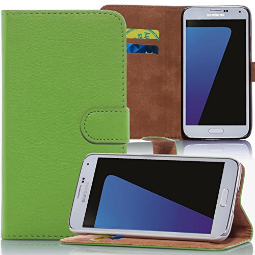 numerva HTC Desire 310 Hülle, Schutzhülle [Bookstyle Handytasche Standfunktion, Kartenfach] PU Leder Tasche für HTC Desire 310 Wallet Case [Grün] von numerva