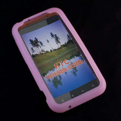 numerva Schutzhülle kompatibel mit HTC Incredible S Hülle Silikon Handyhülle für HTC Incredible S Case [Pink] von numerva