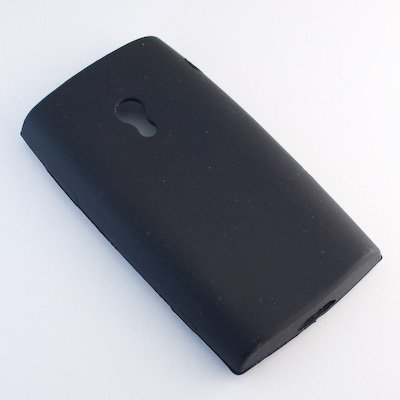 numerva Schutzhülle kompatibel mit Sony Ericsson X10 Hülle Silikon Handyhülle für Sony X10 Case [Schwarz] von numerva