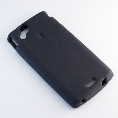 numerva Schutzhülle kompatibel mit Sony Ericsson Xperia Arc S Hülle Silikon Handyhülle für Xperia Arc S Case [Schwarz] von numerva