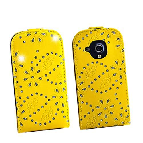 numerva kompatibel mit Samsung Galaxy S3 Mini Handytasche Glitzer Schutzhülle Galaxy S3 Mini Hülle Gelb numerva kompatibel mit Samsung Galaxy S3 Mini Handytasche Glitzer Schutzhülle Galaxy S3 Mini Hülle Gelb von numerva