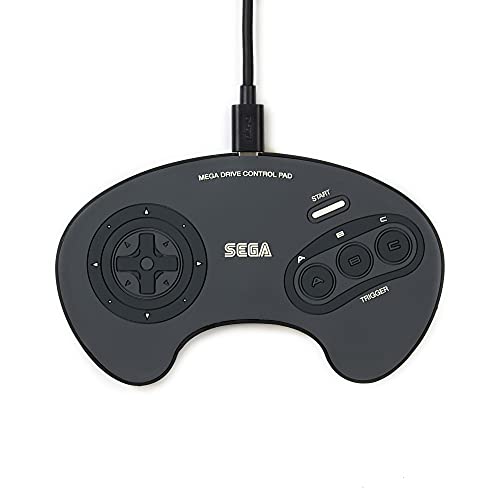 Numskull Sega Mega Drive Controller Wireless Charger Pad – kompatibel mit Apple iPhone 11/11 Pro, Samsung S21 von numskull