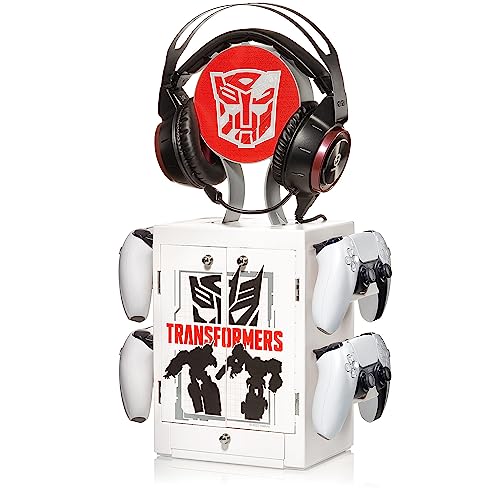 numskull Offizieller Transformers Gaming Locker Controller Halter & Headset Ständer für PS5, Xbox Series X|S und Nintendo Switch von Numskull