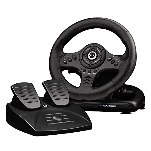 numskull TUBBZ Next-Gen Multi Format Racing Wheel with Pedals - For Xbox Series X|S, PS4, Xbox One and PC - Realistic Steering Wheel Controller Accessory (Incompatible with PS5) von numskull