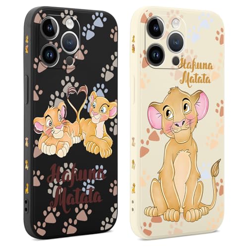2 Stück Handyhülle für Apple iPhone 16 Plus 6.7", Niedlich Anime TPU Silikon Weich Schutzhülle mit Cartoon Löwe Muster Design Manga Mode Stoßfeste Kratzfest Case für Apple iPhone 16 Plus, Tier 2 Stück Handyhülle für Apple iPhone 16 Plus 6.7", Niedlich Anime TPU Silikon Weich Schutzhülle mit Cartoon Löwe Muster Design Manga Mode Stoßfeste Kratzfest Case für Apple iPhone 16 Plus, Tier von nurkorki