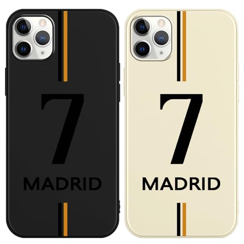 2 Stück Schutzhülle für Hülle Apple iPhone 16 6.1", Fußball Jersey 7 Design Muster Fußball Club mit Silikon Weich TPU Handyhülle,Kratzfest Stoßfest Handyhüllen Schutzhülle 2 Stück Schutzhülle für Hülle Apple iPhone 16 6.1", Fußball Jersey 7 Design Muster Fußball Club mit Silikon Weich TPU Handyhülle,Kratzfest Stoßfest Handyhüllen Schutzhülle von nurkorki