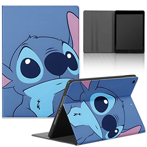 Tablet Hülle für Apple iPad 10 Generation 2022 10,9", Schutzhülle mit Cute Stitch Muster Slim Halten Sie vorne Case PU Leder Flip TPU Stoßfest Verstellbar Ständer Tablet Folio, 08 von nurkorki