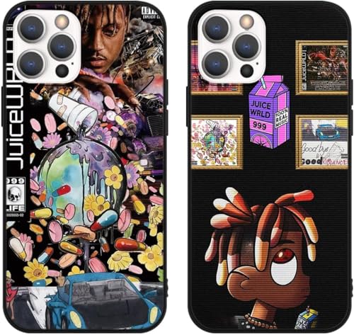 nurkorki [2 Stück Cool Cartoon Handyhülle für iPhone 16 Pro Max 6,9" Hülle,Rapper Juice WRLD Design Case Weich TPU Silicone Ultra Slim Shockproof Schutzhülle nurkorki [2 Stück Cool Cartoon Handyhülle für iPhone 16 Pro Max 6,9" Hülle,Rapper Juice WRLD Design Case Weich TPU Silicone Ultra Slim Shockproof Schutzhülle von nurkorki