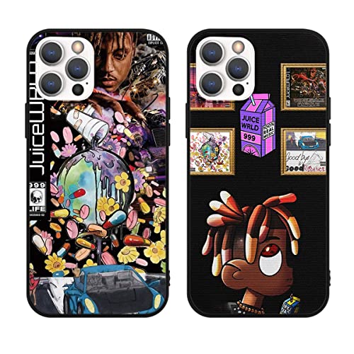 nurkorki [2 Stück] Handyhülle für iPhone 11 Hülle 6.1",Cool Rapper Juice WRLD Weich Silicone Ultra Slim Shockproof Schutzhülle für iPhone 11,A2 von nurkorki