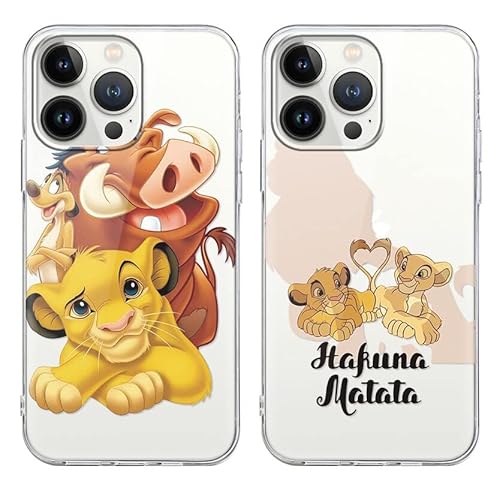 nurkorki [2 Stück Handyhülle für iPhone 13 Pro Max Hülle 6,7",Weich TPU Silikon Transparent Case Karikatur Niedlich Lion Motiv Muster Stoßfest Schutzhülle Kompatibel mit iPhone 13 Pro Max,02 nurkorki [2 Stück Handyhülle für iPhone 13 Pro Max Hülle 6,7",Weich TPU Silikon Transparent Case Karikatur Niedlich Lion Motiv Muster Stoßfest Schutzhülle Kompatibel mit iPhone 13 Pro Max,02 von nurkorki