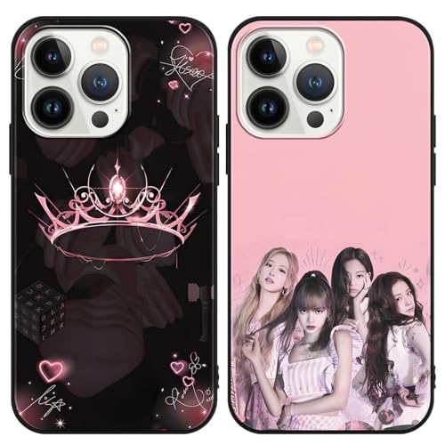 nurkorki 2 Stück Handyhülle für iPhone 16 pro Hülle 6.3 Zoll, Kpop Sängergruppe Lisa Rose Jenny Jisoo Ästhetik mit Motiv Designs Case Schutzhülle Stoßfest TPU Weich Ultra Dünn Cover nurkorki 2 Stück Handyhülle für iPhone 16 pro Hülle 6.3 Zoll, Kpop Sängergruppe Lisa Rose Jenny Jisoo Ästhetik mit Motiv Designs Case Schutzhülle Stoßfest TPU Weich Ultra Dünn Cover von nurkorki
