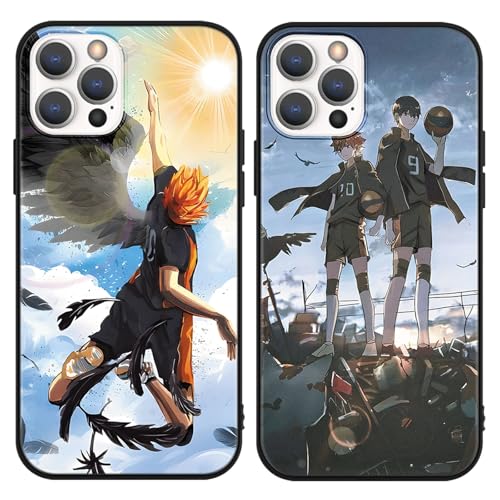 nurkorki 2 Stück Manga Handyhülle für Samsung Galaxy A13 4G Hülle 6,6",Karikatur Volleyball Boy Anime Charaktere Lustig Muster Silikon Schutzhülle,Weich TPU Bumper Stoßfeste Hülle Case,Schwarz Cool nurkorki 2 Stück Manga Handyhülle für Samsung Galaxy A13 4G Hülle 6,6",Karikatur Volleyball Boy Anime Charaktere Lustig Muster Silikon Schutzhülle,Weich TPU Bumper Stoßfeste Hülle Case,Schwarz Cool von nurkorki