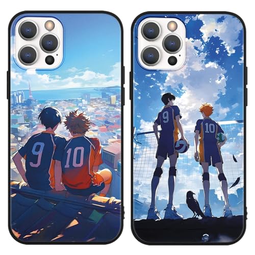 nurkorki 2 Stück Manga Handyhülle für Samsung Galaxy A54 5G Hülle 6,4",Karikatur Volleyball Boy Anime Charaktere Lustig Muster Silikon Schutzhülle,Weich TPU Bumper Stoßfeste Hülle Case,Schwarz Anime nurkorki 2 Stück Manga Handyhülle für Samsung Galaxy A54 5G Hülle 6,4",Karikatur Volleyball Boy Anime Charaktere Lustig Muster Silikon Schutzhülle,Weich TPU Bumper Stoßfeste Hülle Case,Schwarz Anime von nurkorki