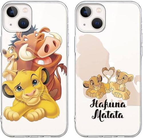 nurkorki [2 Stück] Niedlich Lion Handyhülle für iPhone 16 Pro Max Hülle 6,9",Transparent Weich TPU Silikon Case Karikatur Anime Motiv Muster Stoßfest Schutzhülle für iPhone 16 Pro Max von nurkorki