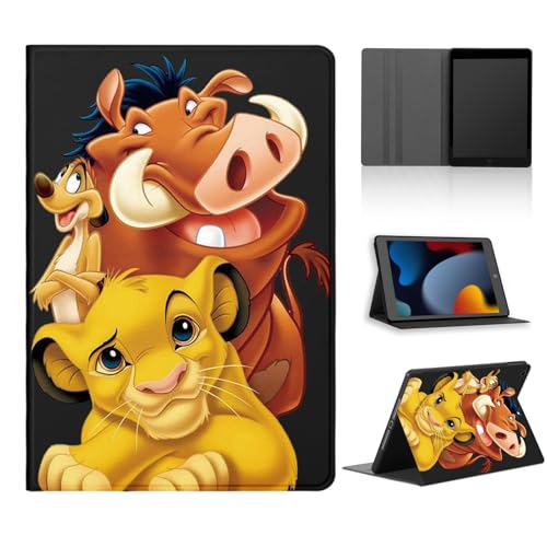 nurkorki Cartoon Tablet Hülle für Apple iPad 10 Generation 2022 10,9",Ultra Dünn Weiches Schwarz TPU Cute Anime Lion Löwe Muster Design Flip PU Leder mit Standfunktion Stoßfest Case,Animal nurkorki Cartoon Tablet Hülle für Apple iPad 10 Generation 2022 10,9",Ultra Dünn Weiches Schwarz TPU Cute Anime Lion Löwe Muster Design Flip PU Leder mit Standfunktion Stoßfest Case,Animal von nurkorki