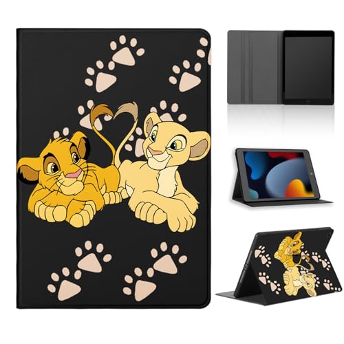 nurkorki Cartoon Tablet Hülle für Samsung Galaxy Tab A7 10,4" 2020 SM-T500/T505/T507,Ultra Dünn Weiches Schwarz TPU Cute Anime Lion Löwe Muster Flip PU Leder mit Standfunktion Stoßfest Case,Pattern nurkorki Cartoon Tablet Hülle für Samsung Galaxy Tab A7 10,4" 2020 SM-T500/T505/T507,Ultra Dünn Weiches Schwarz TPU Cute Anime Lion Löwe Muster Flip PU Leder mit Standfunktion Stoßfest Case,Pattern von nurkorki