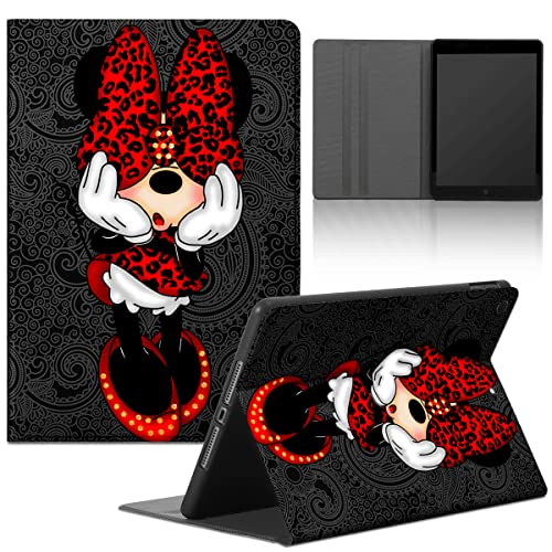 nurkorki Tablet Hülle für Apple iPad Air 9, 7'' A1474/A1475/A1476, SchutzHülle mit Schön Karikatur Muster Slim Halten Sie vorne Case PU Leder Flip TPU Stoßfest Verstellbar Ständer Folio, 02 von nurkorki