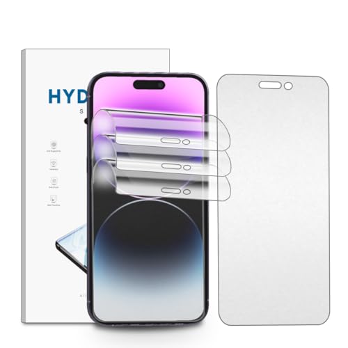 nvskvd Hydrogel Folie Matt für iPhone 14 Pro Max, 3 Stück Entspiegelte TPU Schutzfolie Flexible Displayschutzfolie Display Blendschutz, Anti-Fingerabdruck Screen Protector nvskvd Hydrogel Folie Matt für iPhone 14 Pro Max, 3 Stück Entspiegelte TPU Schutzfolie Flexible Displayschutzfolie Display Blendschutz, Anti-Fingerabdruck Screen Protector von nvskvd