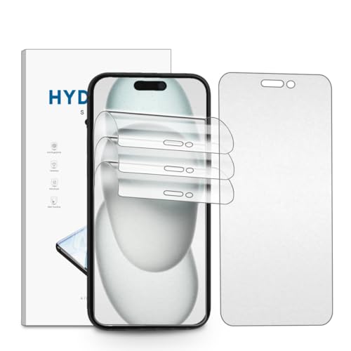 nvskvd Hydrogel Folie Matt für iPhone 15 Plus, 3 Stück Entspiegelte TPU Schutzfolie Flexible Displayschutzfolie Display Blendschutz, Anti-Fingerabdruck nvskvd Hydrogel Folie Matt für iPhone 15 Plus, 3 Stück Entspiegelte TPU Schutzfolie Flexible Displayschutzfolie Display Blendschutz, Anti-Fingerabdruck von nvskvd