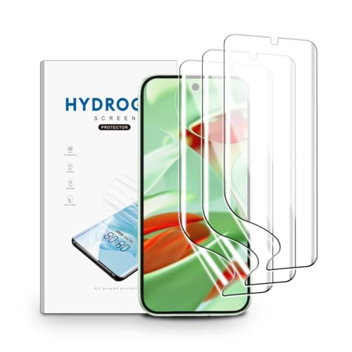 nvskvd Hydrogel Folie für Google Pixel 9, 3 Stück TPU Displayschutzfolie Klar HD Weich Schutzfolie HD Transparent TPU Hydrogel Film Screen Protector von nvskvd