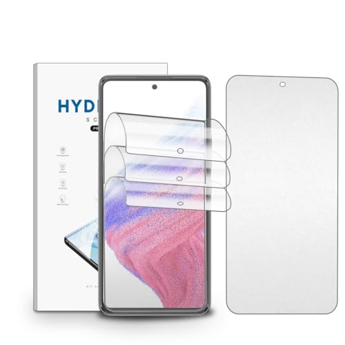 nvskvd Matt Hydrogel Folie für Samsung Galaxy A53, 3 Stück Entspiegelte TPU Schutzfolie Flexible Displayschutzfolie Display Blendschutz, Anti-Fingerabdruck nvskvd Matt Hydrogel Folie für Samsung Galaxy A53, 3 Stück Entspiegelte TPU Schutzfolie Flexible Displayschutzfolie Display Blendschutz, Anti-Fingerabdruck von nvskvd