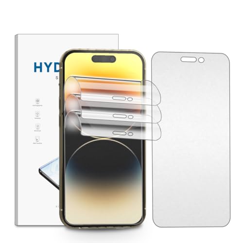 nvskvd Matt Hydrogel Folie für iPhone 14 Pro, 3 Stück Entspiegelte TPU Schutzfolie Flexible Displayschutzfolie Display Blendschutz, Anti-Fingerabdruck nvskvd Matt Hydrogel Folie für iPhone 14 Pro, 3 Stück Entspiegelte TPU Schutzfolie Flexible Displayschutzfolie Display Blendschutz, Anti-Fingerabdruck von nvskvd