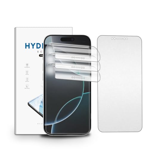 nvskvd Matt Hydrogel Folie für iPhone 16 Pro, 3 Stück Entspiegelte TPU Schutzfolie Flexible Displayschutzfolie Display Blendschutz, Anti-Fingerabdruck nvskvd Matt Hydrogel Folie für iPhone 16 Pro, 3 Stück Entspiegelte TPU Schutzfolie Flexible Displayschutzfolie Display Blendschutz, Anti-Fingerabdruck von nvskvd