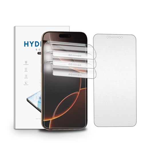 nvskvd Matt Hydrogel Folie für iPhone 16 Pro Max, 3 Stück Entspiegelte TPU Schutzfolie Flexible Displayschutzfolie Display Blendschutz, Anti-Fingerabdruck nvskvd Matt Hydrogel Folie für iPhone 16 Pro Max, 3 Stück Entspiegelte TPU Schutzfolie Flexible Displayschutzfolie Display Blendschutz, Anti-Fingerabdruck von nvskvd