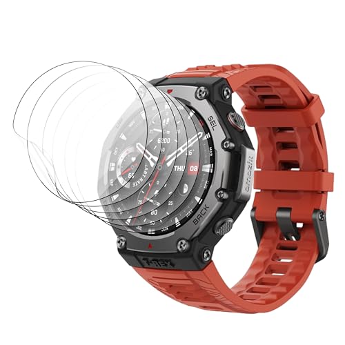nvskvd Schutzfolie für Amazfit T-Rex 3 48mm, 6 Stück Hydrogel Folie Klar HD Weich TPU Displayschutzfolie TPU Hydrogel Film nvskvd Schutzfolie für Amazfit T-Rex 3 48mm, 6 Stück Hydrogel Folie Klar HD Weich TPU Displayschutzfolie TPU Hydrogel Film von nvskvd