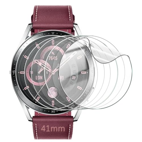 nvskvd Schutzfolie für Huawei Watch GT 4 41mm, 5 Stück TPU Displayschutzfolie Hydrogel Folie Klar HD Weich TPU Hydrogel Film von nvskvd