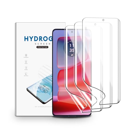 nvskvd Schutzfolie für Motorola Edge 50 Pro /50 Ultra /50 Fusion, 3 Stück TPU Displayschutzfolie Klar HD Weich Hydrogel Folie HD Transparent TPU Hydrogel Film von nvskvd