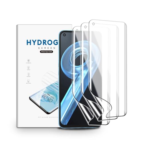 nvskvd Schutzfolie für Realme 9i, 3 Stück TPU Displayschutzfolie Klar HD Weich Hydrogel Folie HD Transparent TPU Hydrogel Film nvskvd Schutzfolie für Realme 9i, 3 Stück TPU Displayschutzfolie Klar HD Weich Hydrogel Folie HD Transparent TPU Hydrogel Film von nvskvd