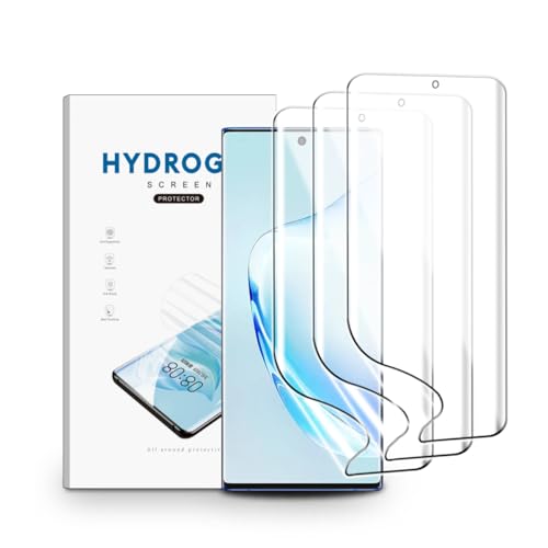 nvskvd Schutzfolie für Samsung Galaxy Note 10 Plus, 3 Stück Hydrogel Folie Klar HD Weich TPU Displayschutzfolie Fingerabdruck-ID Unterstützen von nvskvd