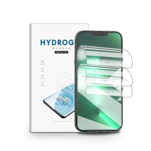 nvskvd Schutzfolie für iPhone 13 Pro Max, 3 Stück Hydrogel Folie Klar HD Weich TPU Displayschutzfolie Fingerabdruck-ID Unterstützen nvskvd Schutzfolie für iPhone 13 Pro Max, 3 Stück Hydrogel Folie Klar HD Weich TPU Displayschutzfolie Fingerabdruck-ID Unterstützen von nvskvd