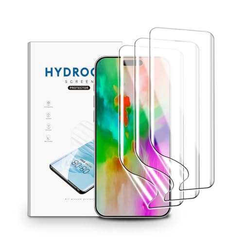 nvskvd Schutzfolie für iPhone 16, 3 Stück TPU Displayschutzfolie Klar HD Weich Hydrogel Folie HD Transparent TPU Hydrogel Film nvskvd Schutzfolie für iPhone 16, 3 Stück TPU Displayschutzfolie Klar HD Weich Hydrogel Folie HD Transparent TPU Hydrogel Film von nvskvd