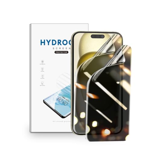 nvskvd Sichtschutz Schutzfolie für iPhone 15 Plus, 2 Stück Anti-Spy Privacy Displayschutzfolie Hydrogel Schutzfolie mit Face ID-Unterstützung, TPU Flex Folie nvskvd Sichtschutz Schutzfolie für iPhone 15 Plus, 2 Stück Anti-Spy Privacy Displayschutzfolie Hydrogel Schutzfolie mit Face ID-Unterstützung, TPU Flex Folie von nvskvd