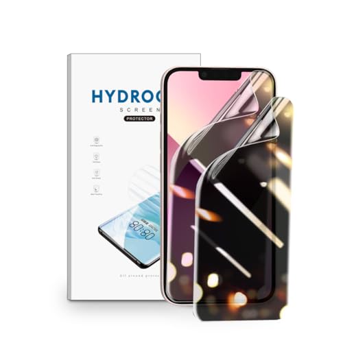nvskvd Sichtschutz für iPhone 13 Mini, 2 Stück Privacy Anti-Spy TPU Sichtschutz Schutzfolie mit Face ID-Unterstützung, Hydrogel Folie TPU Flex Folie Screen Protector von nvskvd