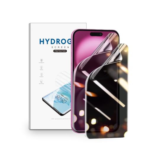 nvskvd Sichtschutzfolie für iPhone 16 Plus, 2 Stück Privacy TPU Displayschutzfolie Anti-Spy Hydrogel Schutzfolie mit Face ID-Unterstützung, TPU Flex Folie nvskvd Sichtschutzfolie für iPhone 16 Plus, 2 Stück Privacy TPU Displayschutzfolie Anti-Spy Hydrogel Schutzfolie mit Face ID-Unterstützung, TPU Flex Folie von nvskvd