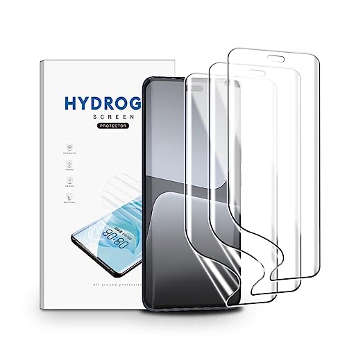 nvskvd Xiaomi 13 Lite Schutzfolie, 3 Stück TPU Displayschutzfolie Klar HD Weich Hydrogel Folie Fingerabdruck-ID Unterstützen TPU Hydrogel Film von nvskvd